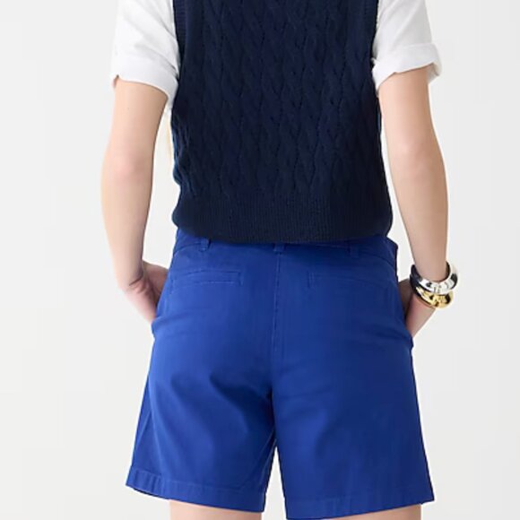 J. Crew 7 inch Chino Shorts in blue - Picture 3 of 9